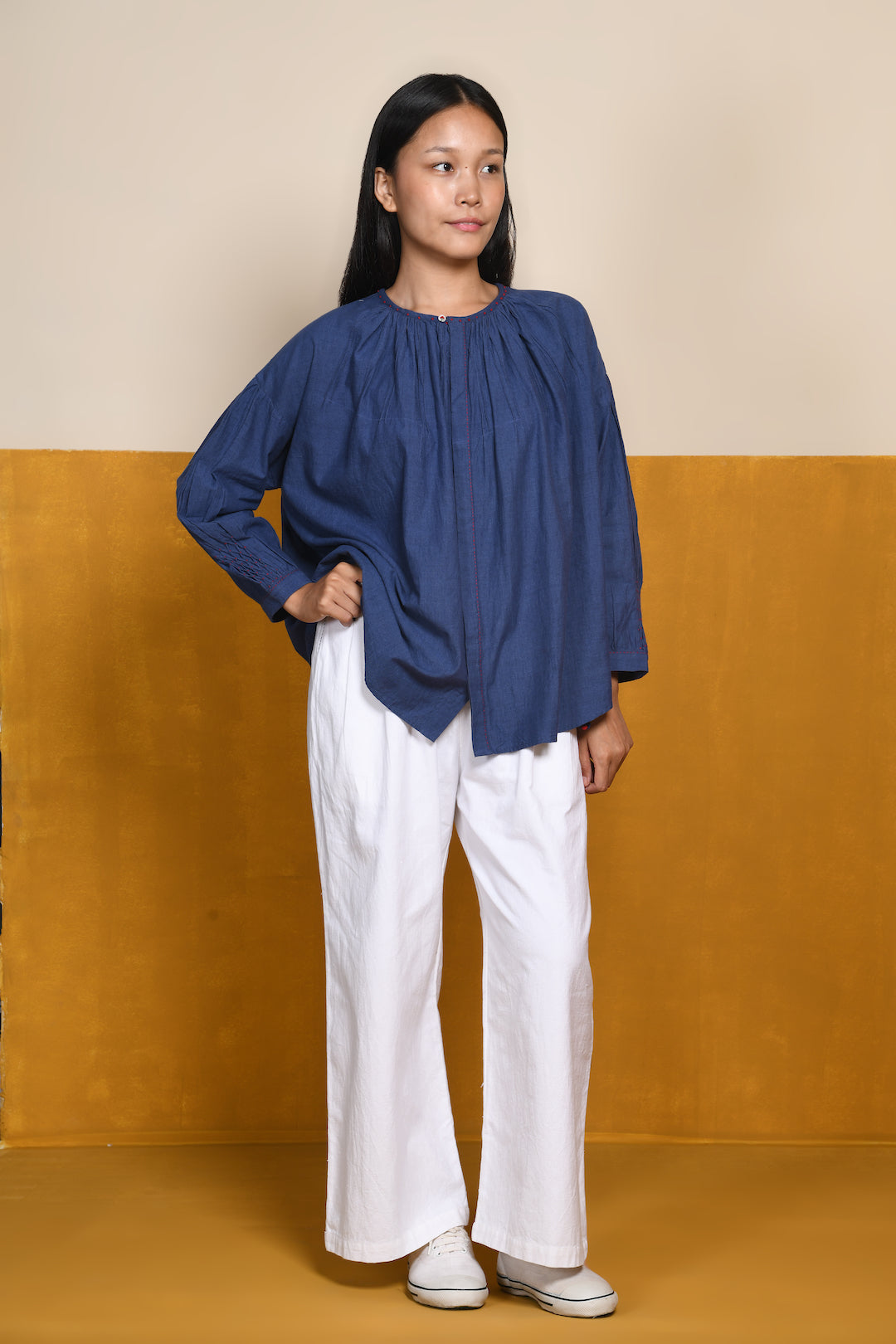 LUNA PLEATED PANTS