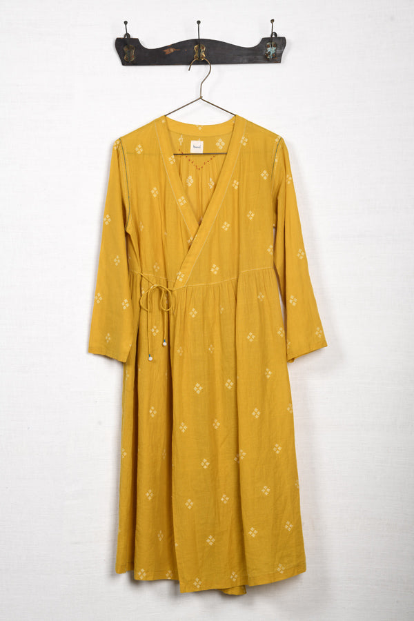 DAFFODIL OVERLAPPING DRESS
