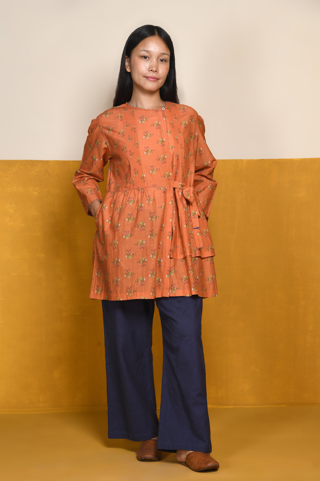 LUNA PLEATED PANTS