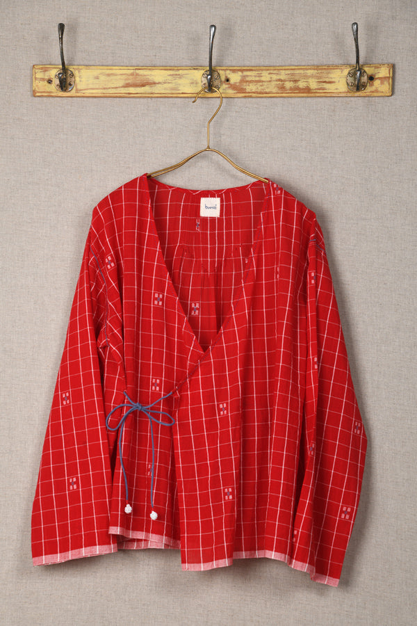 BEGONIA OVERLAPPING BLOUSE