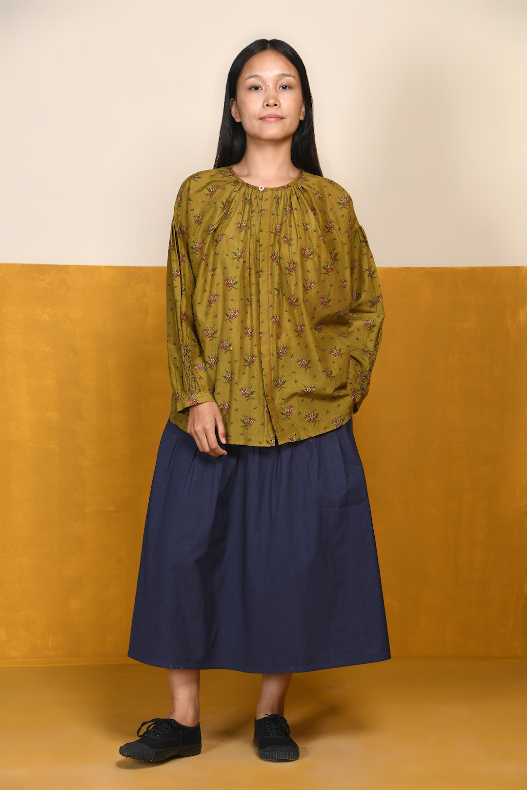 ALIYAH GATHERED BLOUSE