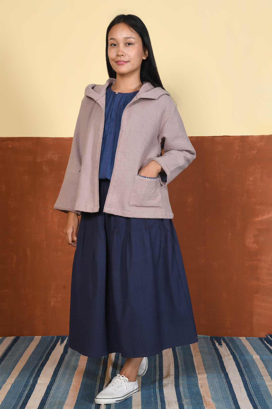 ZEBI FRONT-OPEN JACKET