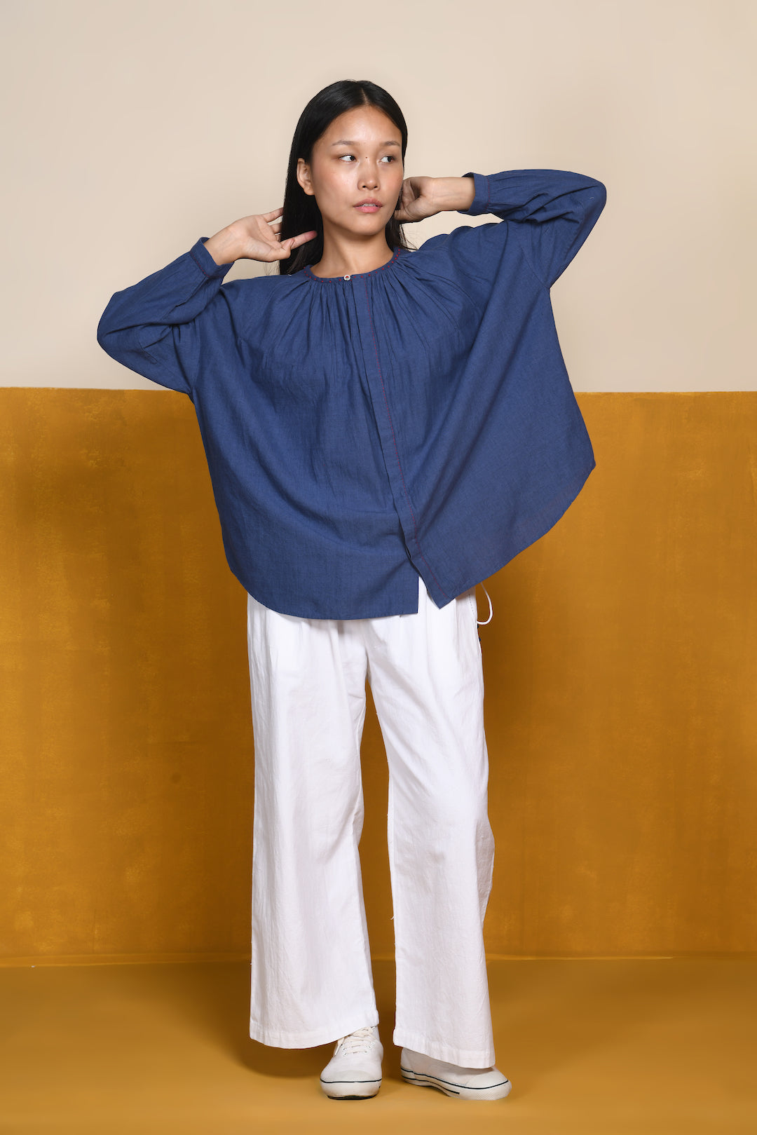 ALIYAH GATHERED BLOUSE